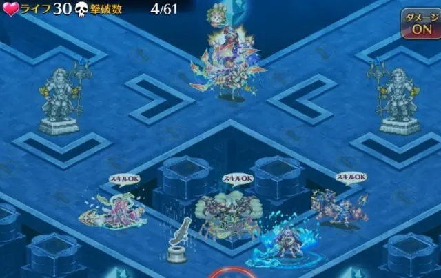 統帥の塔29階の深海マップが難しい？海賊デューオの進化で攻略の幅が広がるの参考画像 - わんにゃんランド - アイギス攻略まとめ