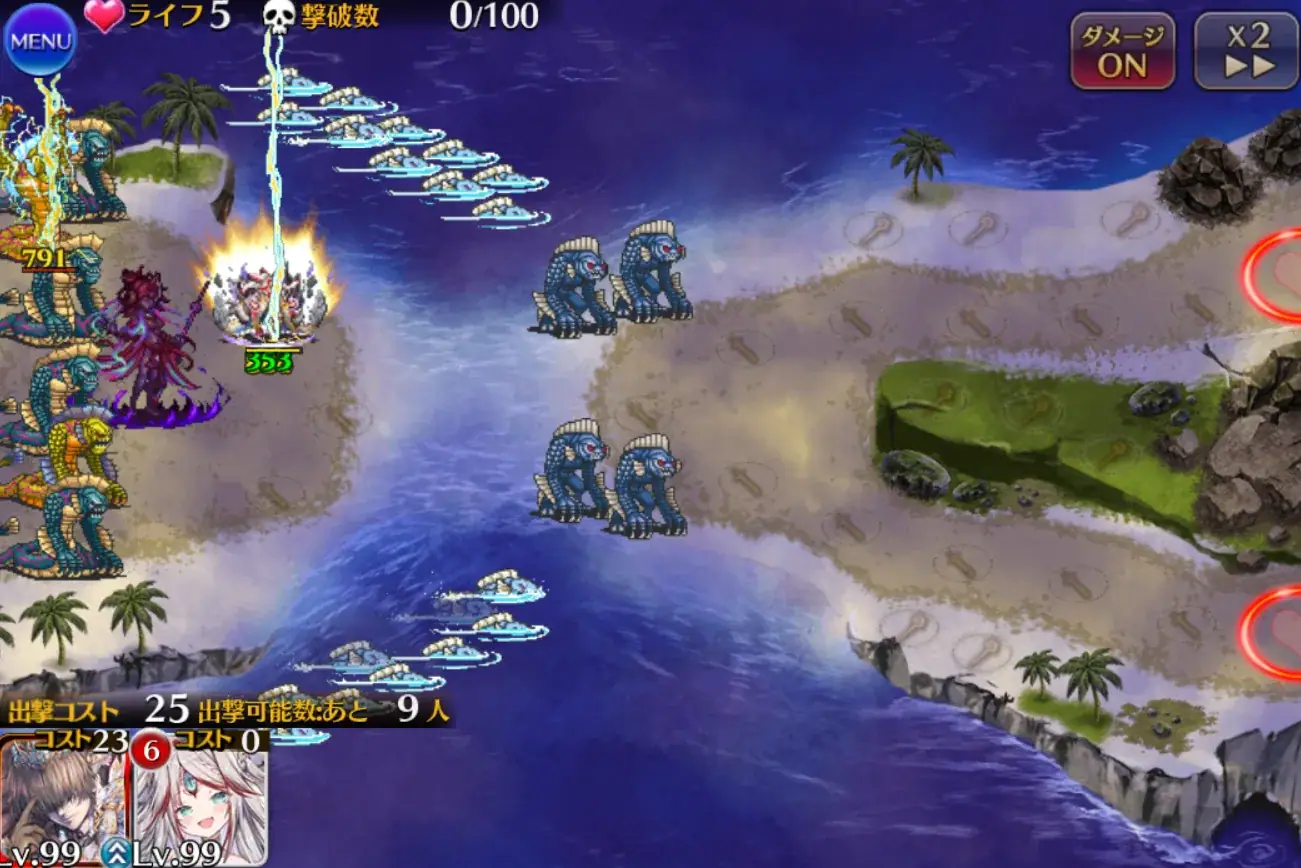 ミレイユ、クラス強化で反射ダメージも爆上がり？検証で分かった衝撃の事実！の参考画像 - わんにゃんランド - アイギス攻略まとめ