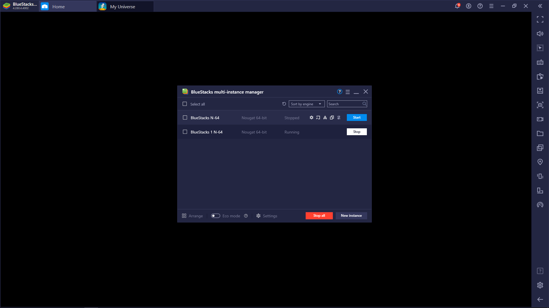 Game black screen on launch but has sound r/BlueStacks