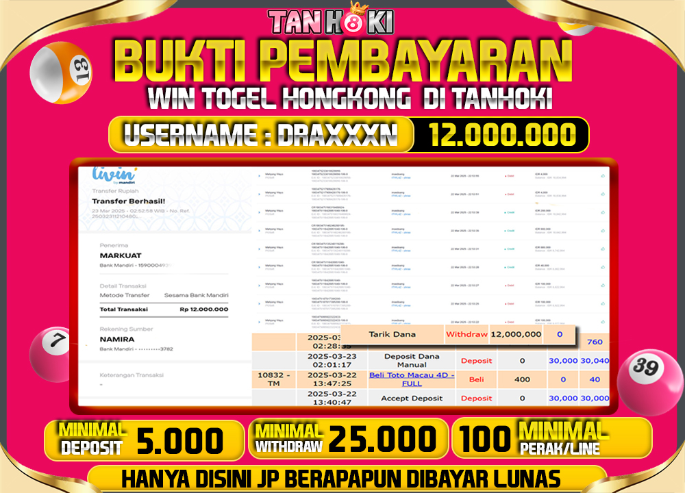 TANHOKI JACKPOT SLOT MAHJONG WAYS  Rp.12.000.000,- LUNAS