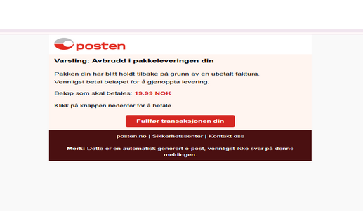 Norway Posten V25 Letter 2025 Inbox to All