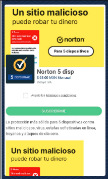 [2-click] MX | Norton (Telcel)