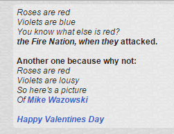 Valentines Poem Contest Winner! - Also 1 YEAR ON PMC! Minecraft Skin