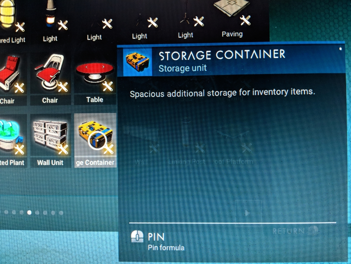 Small Storage Container Blueprint Found No Man's Sky General Discussion