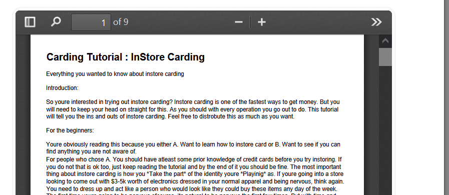 Carding Tutorial InStore Carding📕Fresh-Method✔️-High-Quality-PDF-✔️Latest-