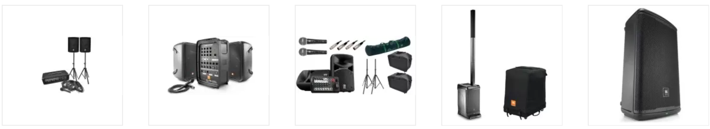 パンダスタジオPAレンタル商品ラインナップ一覧（用途別に選べる音響機材）