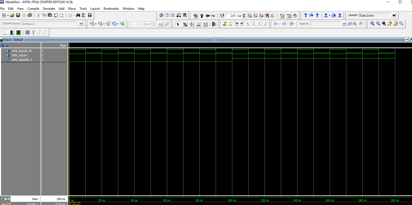 generate a test bench with modelsim pe