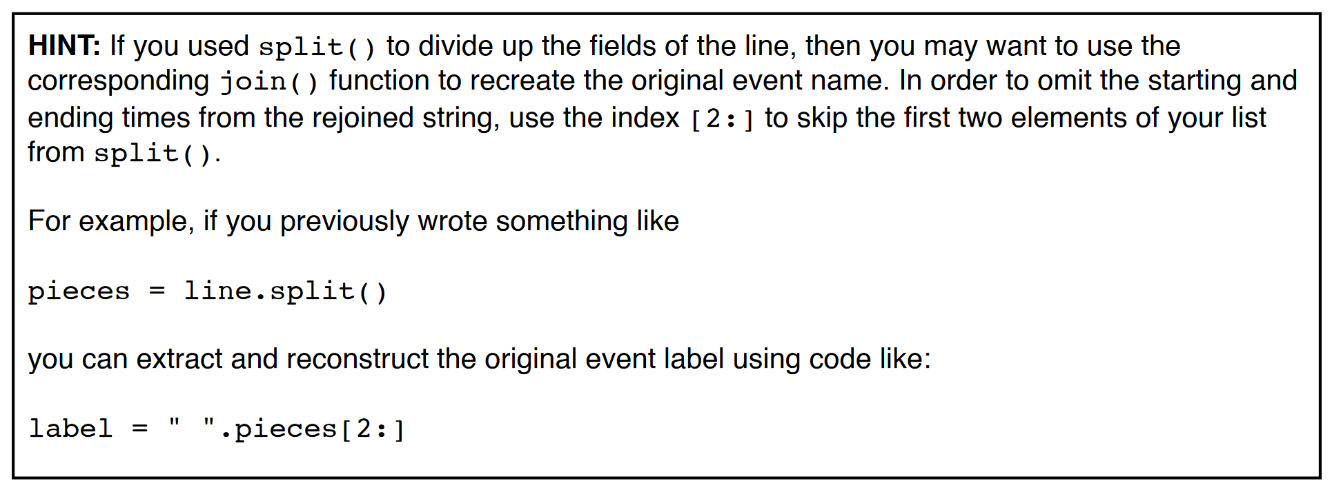 Solved *python Program* Displaying A Timeline From A File 