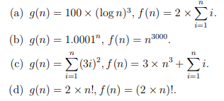 Solved Use O Or To Relate Each Of The Following Pai