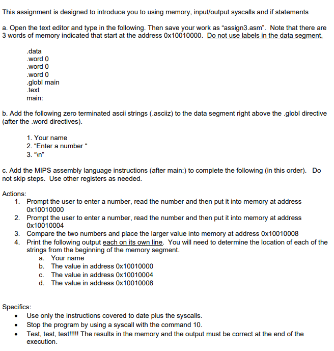 This assignment is designed to introduce you to using | Chegg.com