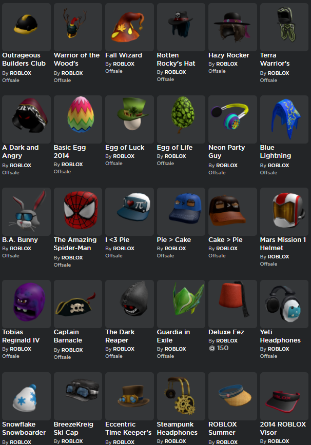 Selling - OBC Lifetime Account(Has 8 pages of rare hats including ...