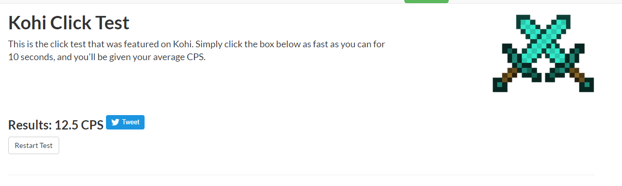 Kohi click - Test your click speed