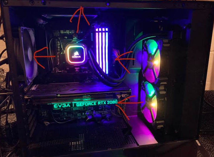 Radiator in Front r/buildapc