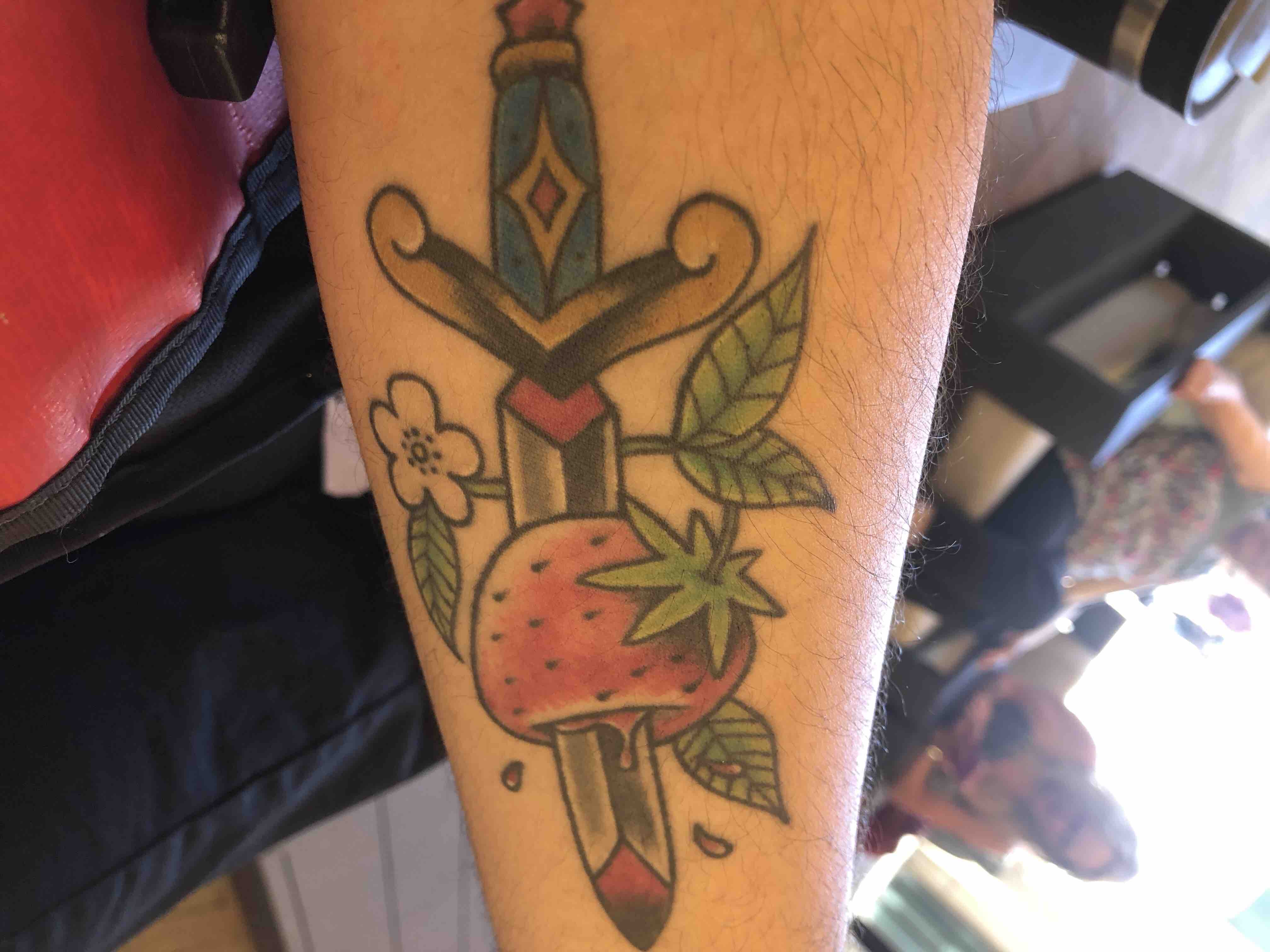 Finally Got My Death Of A Strawberry Tatto Dancegavindance