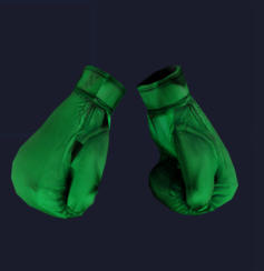 Green Boxing Gloves