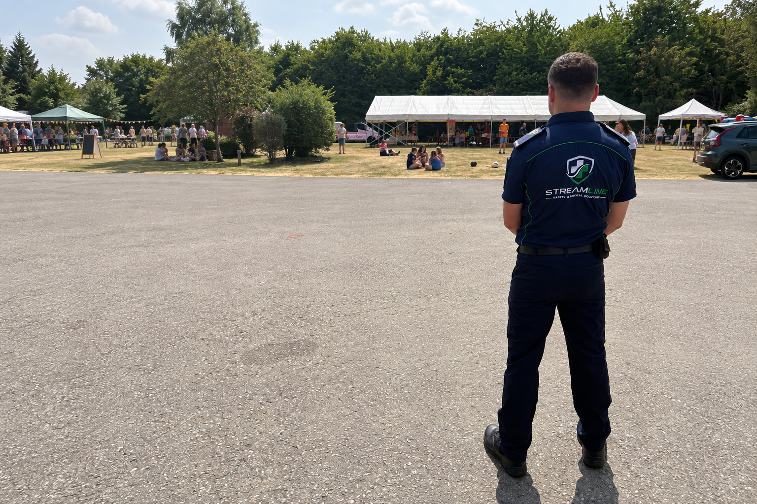 Event medical support over a summer fete