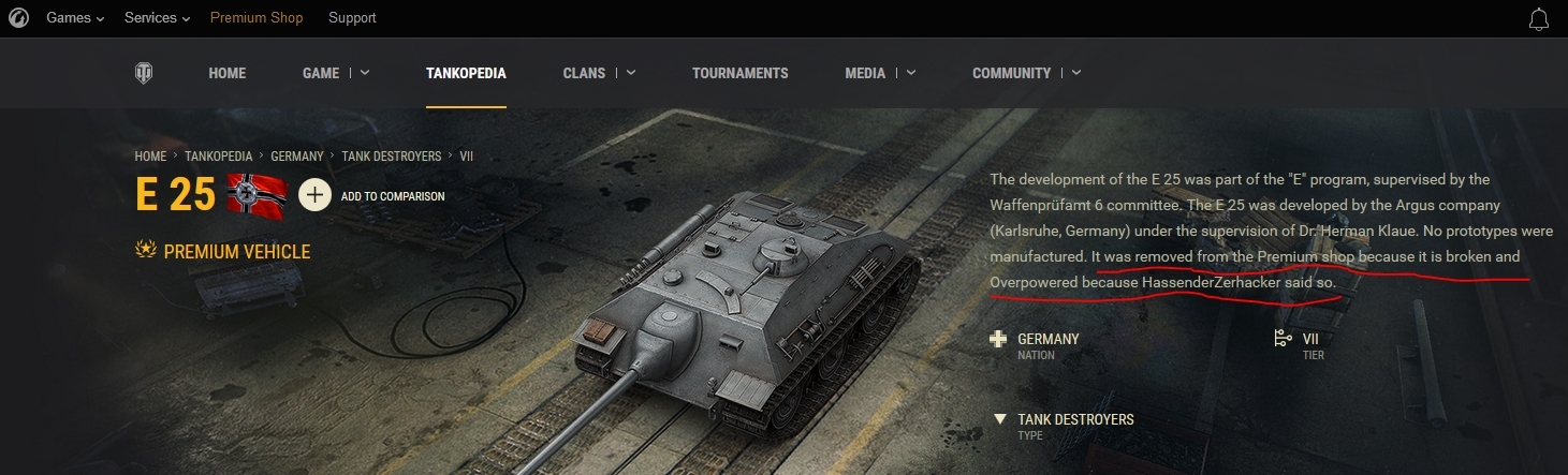 E25 Is Broken Op Gameplay World Of Tanks Official Forum Page 3