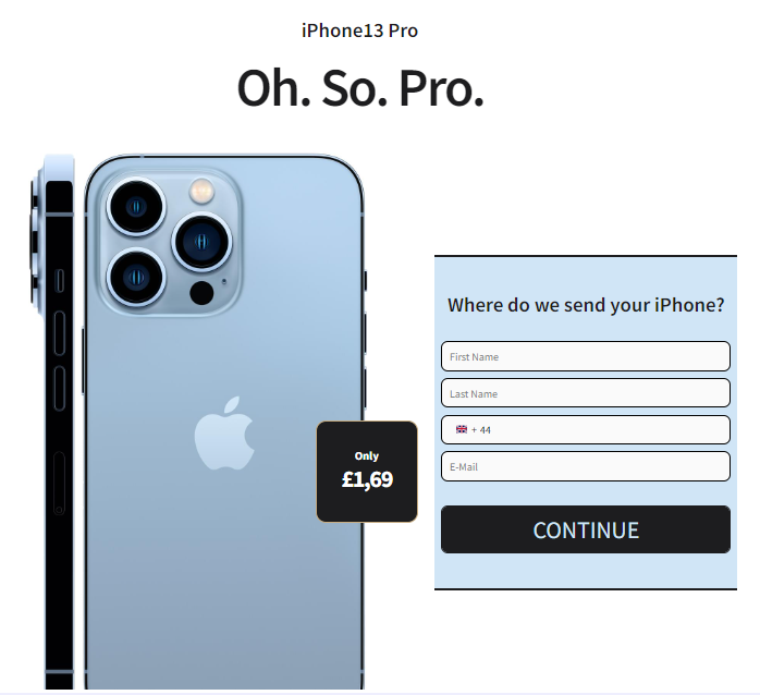 [CC Submit] UK |  iPhone 13 Pro | FB Pixel