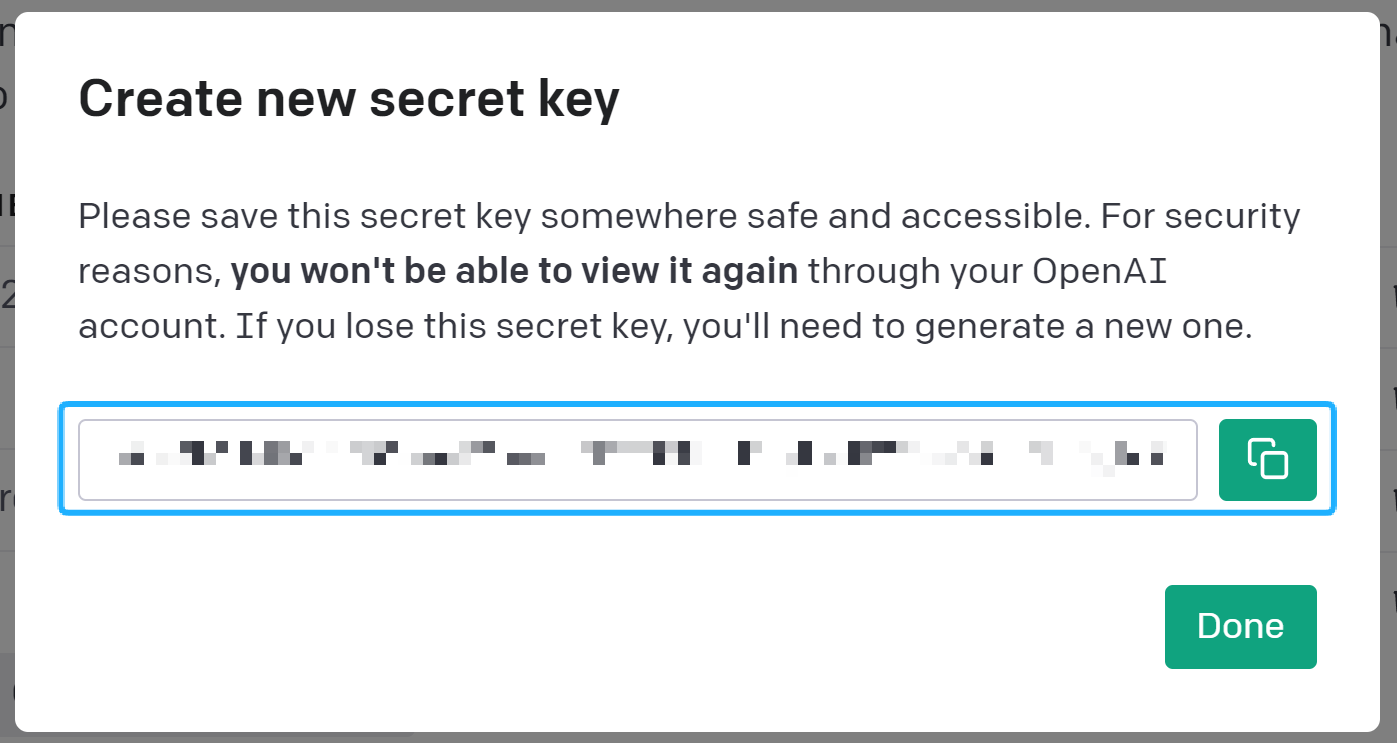 secret key