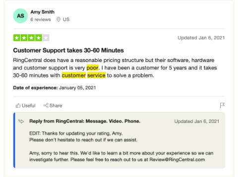 RingCentral MVP Reviews  Read Customer Service Reviews of www.ringcentral .com