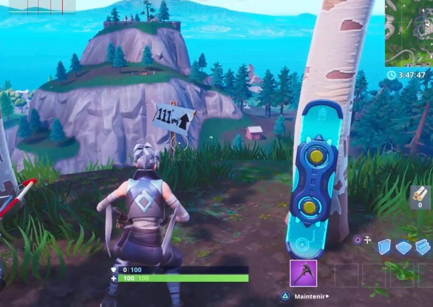 Visiter Les 5 Endroits Les Plus Eleves De L Ile Defis Fortnite - au nord est de snobby shores 111 metres d altitude