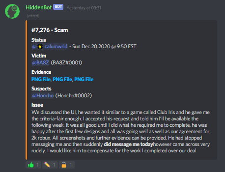 Evidence 1