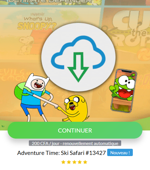 [1-click] SN | Adventure Time (Orange)