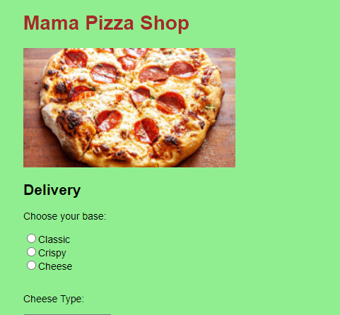 HTML: Ordering Menu – Learn Scratch SG