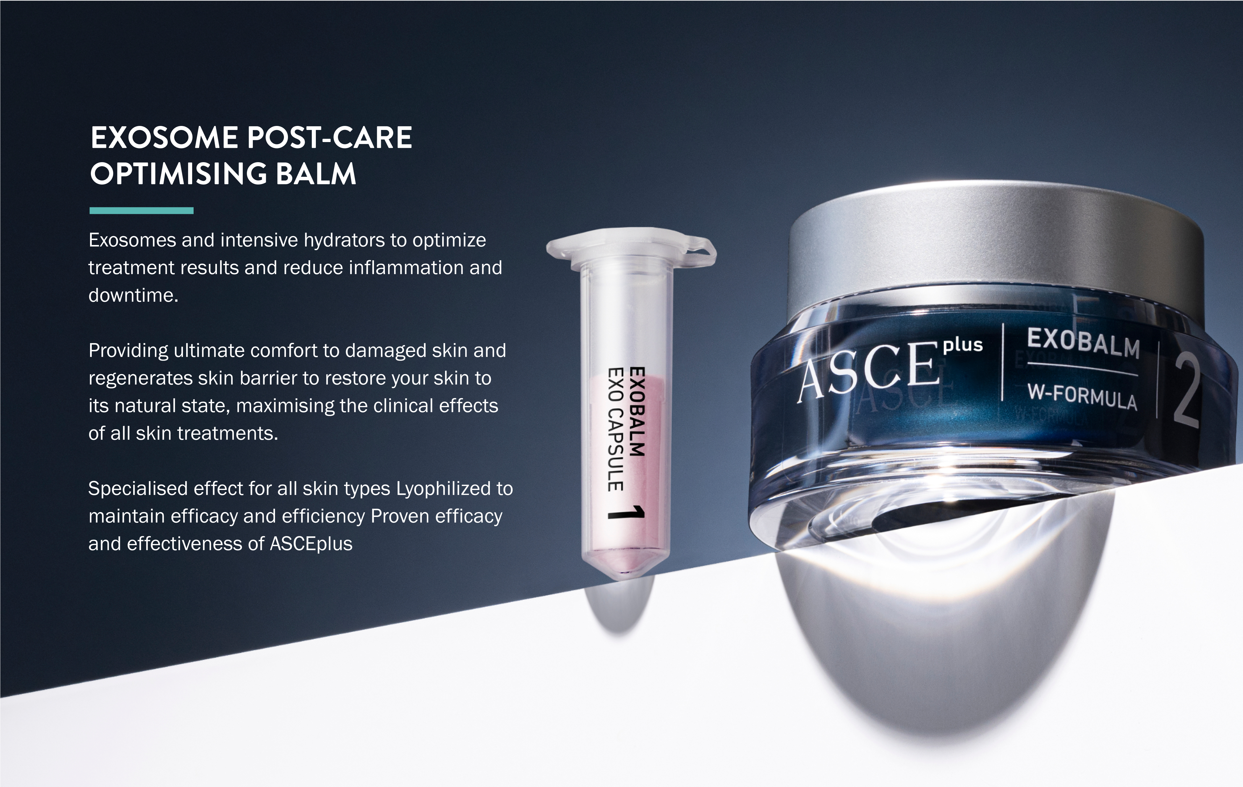 Two vials of ASCE plus Intimate Care IRLV, one Lyophilized Powder, and one Diluent.