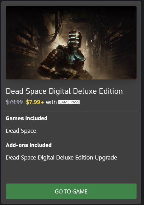 DEAD SPACE™ DIGITAL DELUXE EDITION UPGRADE - Xbox Series X