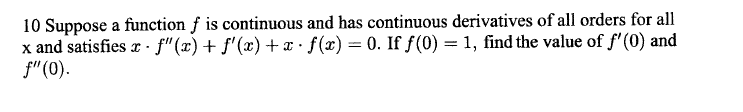 Solved 10 Suppose A Function F Is Continuous And Has Chegg Solved 10 Suppose A Function F Is Continuous And Has Chegg
