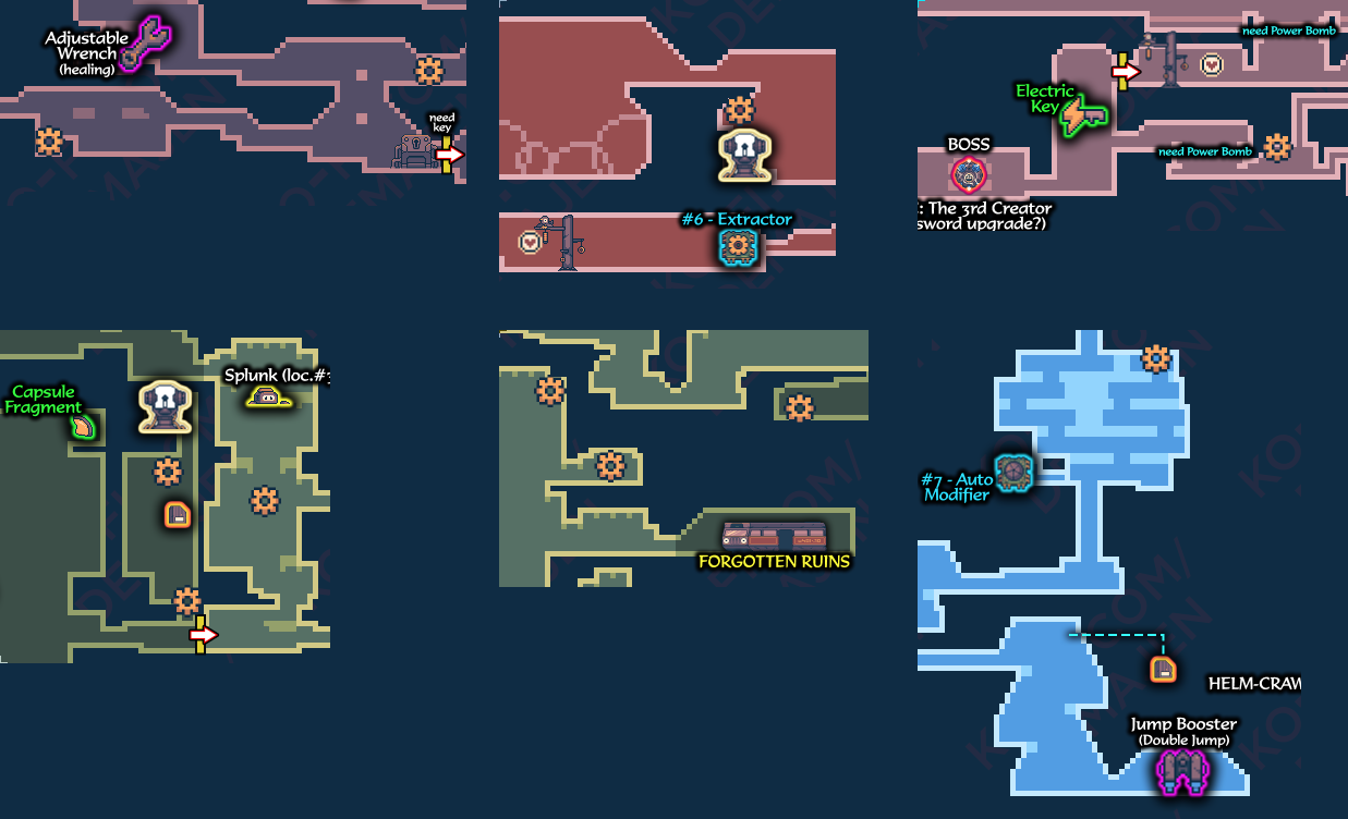 Steam Community Guide Haiku the Robot 100 Map