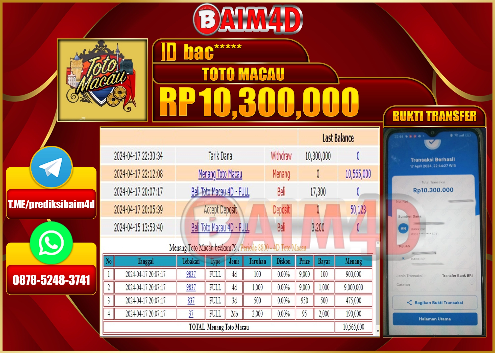 Dapatkan Pembayaran Kemenangan Cepat dan Tuntas di BAIM4D!