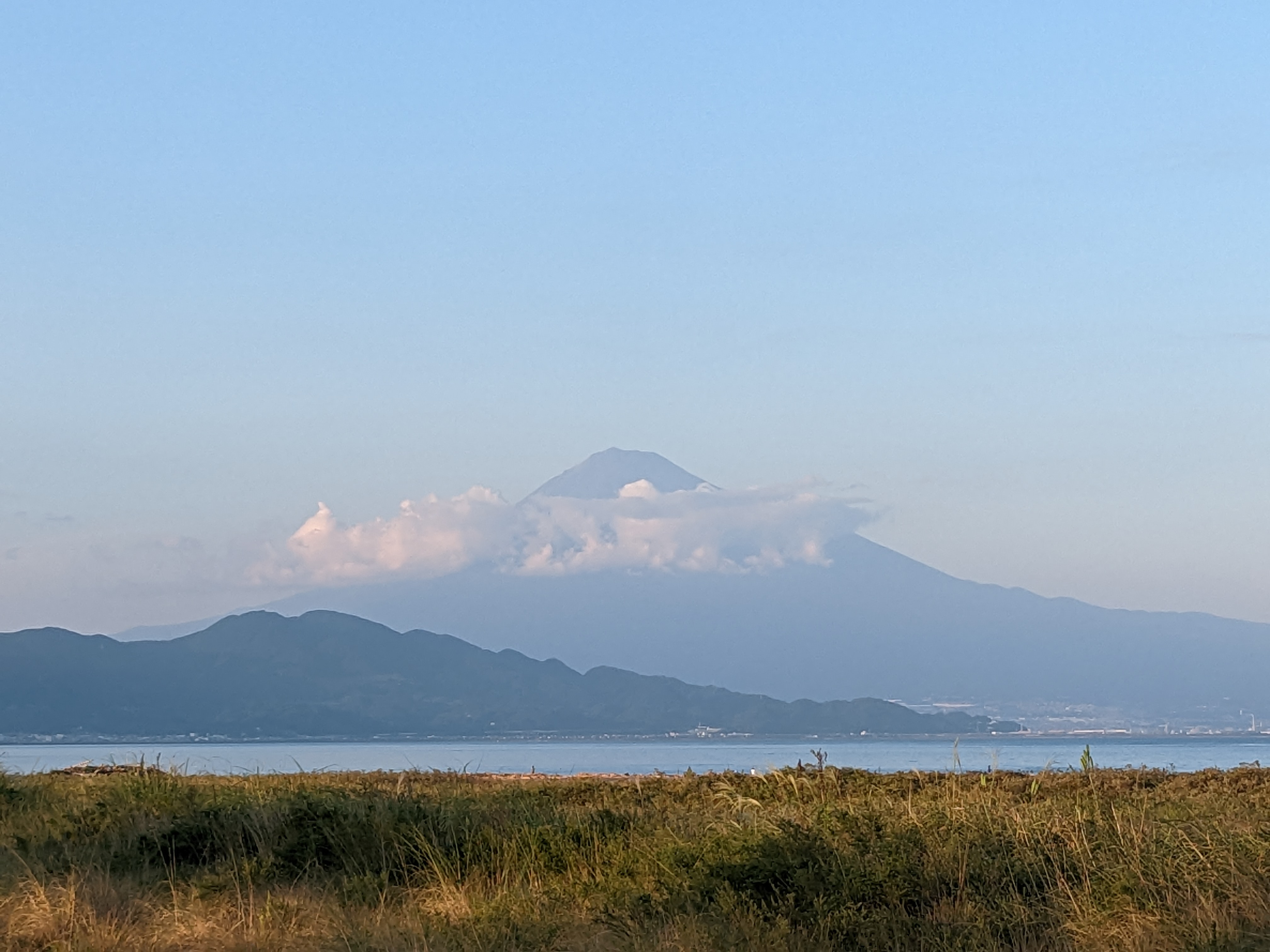 三保の松原から望む富士山