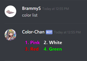 Color Chan Discord Bots