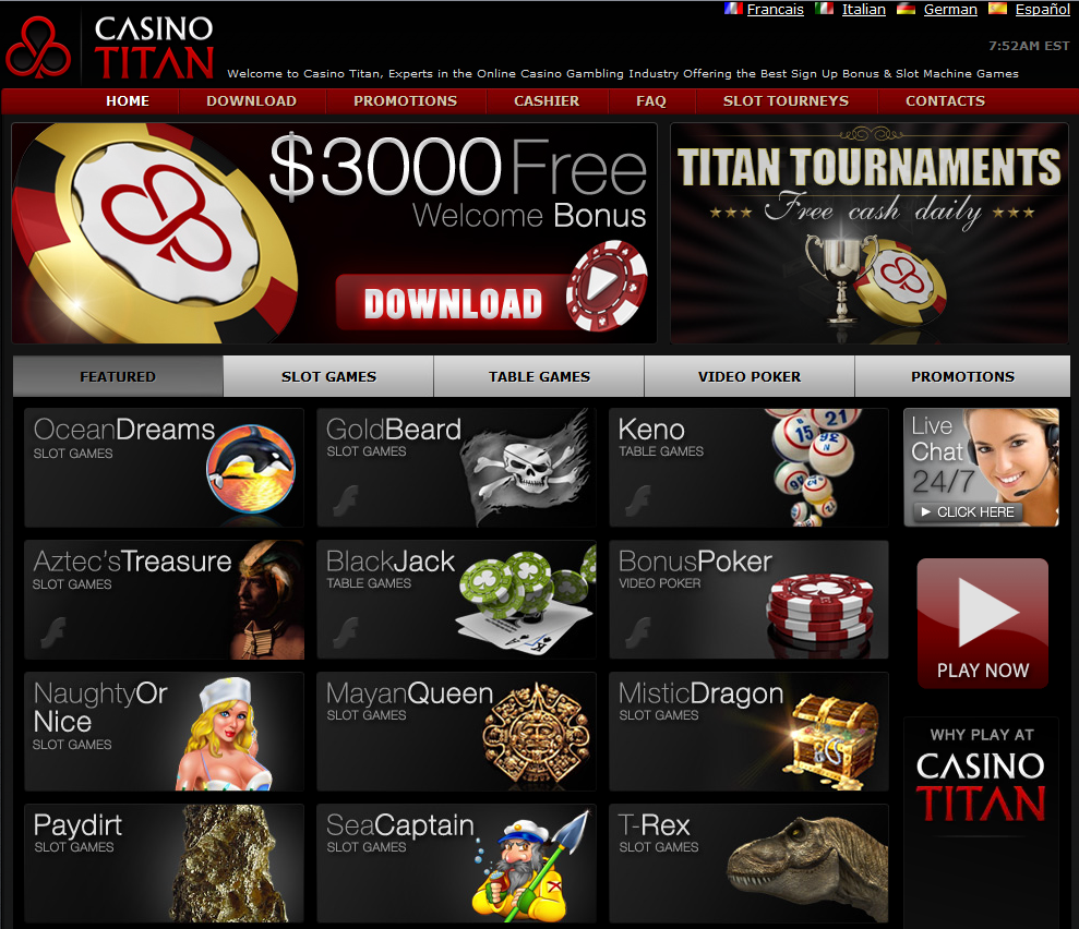 титан казино онлайн играть