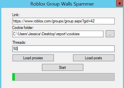 Roblox Group Walls Spammer Bot