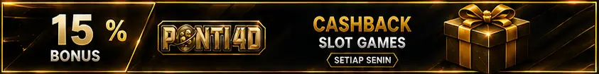 BONUS CASHBACK SLOT 15%
