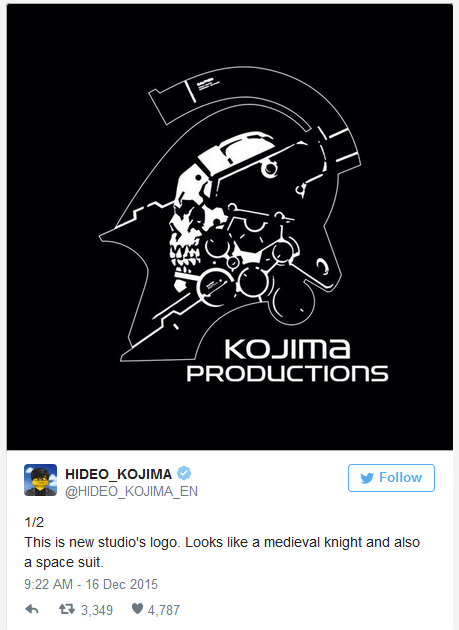 Kojima Productions, ya independiente de Konami, trabaja en un juego exclusivo para PS4 B54695ccaf63b943894c22af8590e8b1