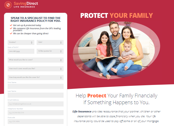 [UK] SD Life Insurance CPL affiliate program