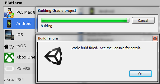 Building failed. Gradle build failed see the Console for details Unity. Gradle build failed Unity ошибка. Unity build failure. Android resource linking failed see the Console for details Unity.