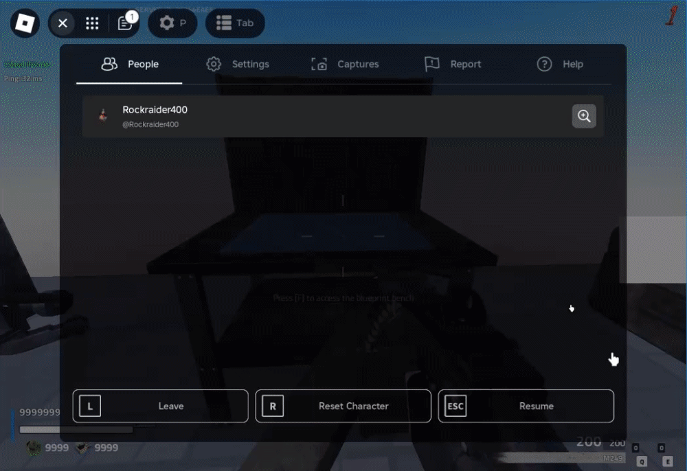 Gun breaks when applying bad blueprint