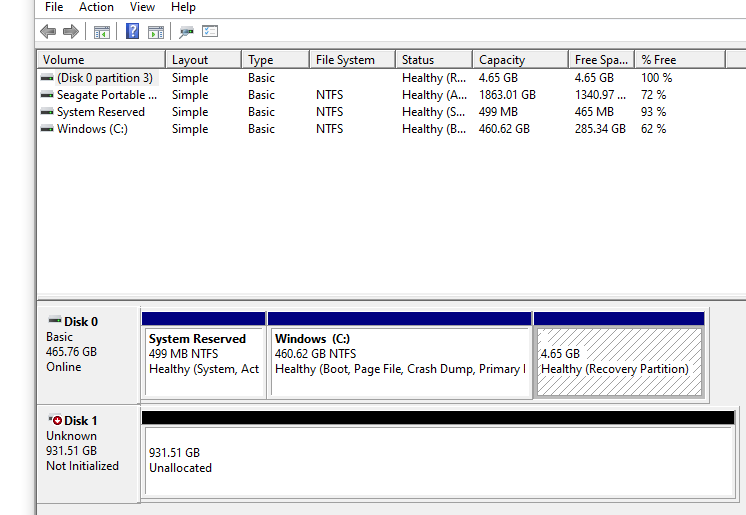 New SSD not showing up - Internal Hardware