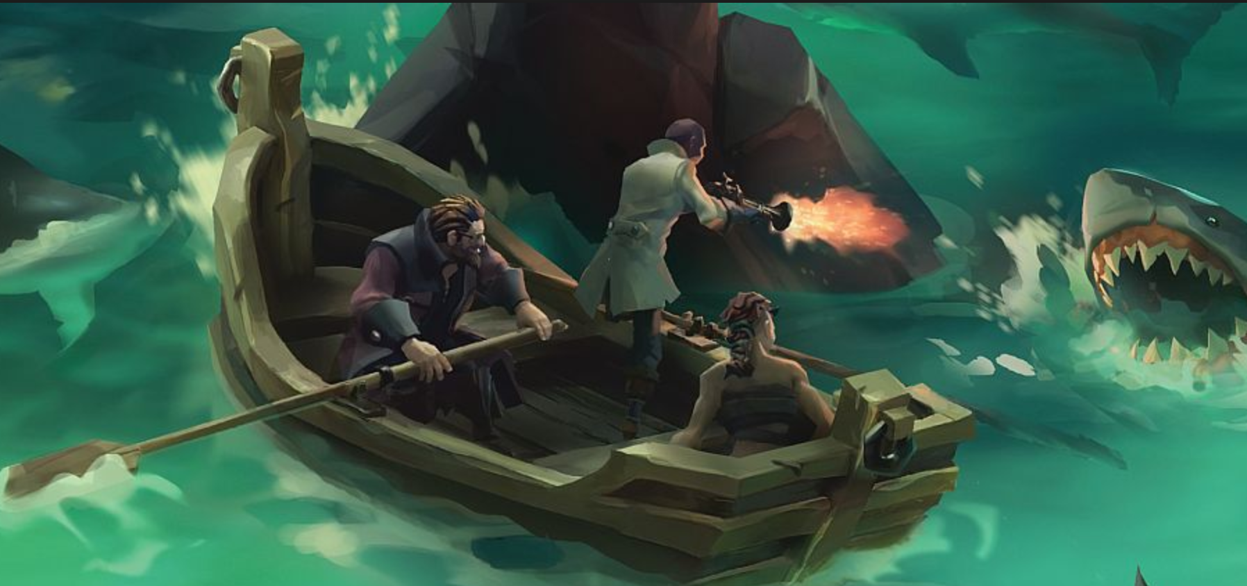 Путешествие на остров резня sea of thieves