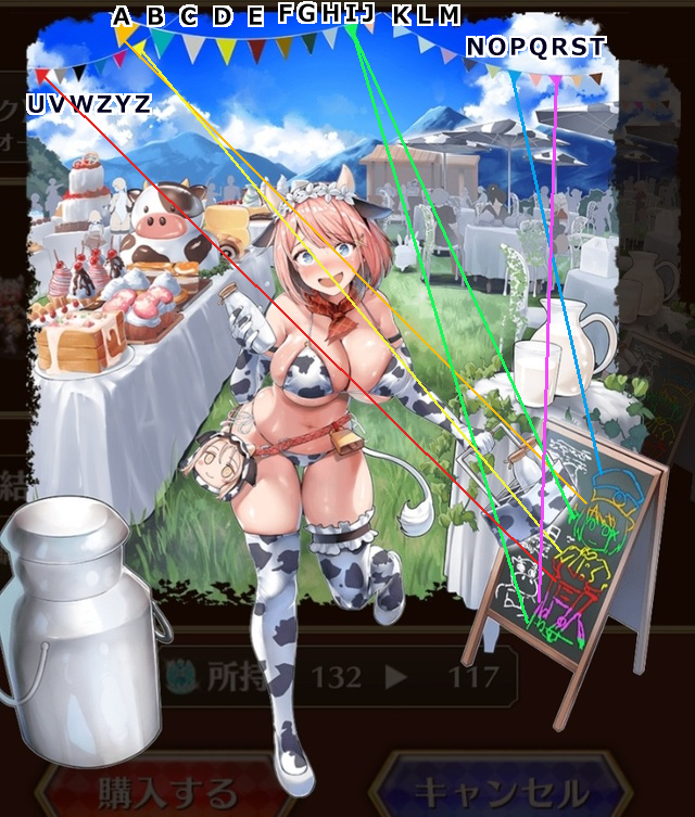 ズリニキのスキンに隠された暗号が解読される！天才的な観察眼を持つ王子現るの参考画像 - わんにゃんランド - アイギス攻略まとめ