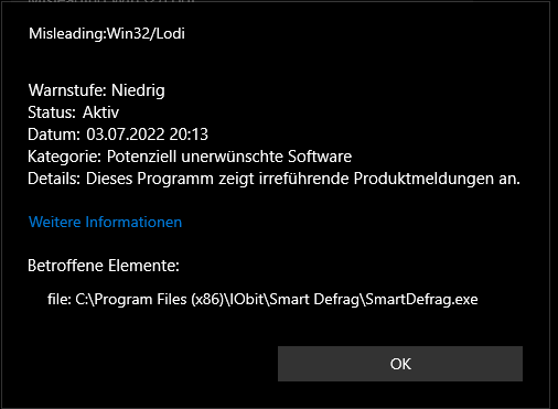 Misleading win32 lodi как удалить на windows 10