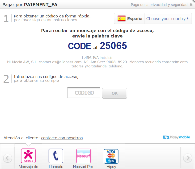 ¿Cómo comprar créditos mediante SMS en España? B8417ac0e20ba6dbf7d4ebeb070c3d4e