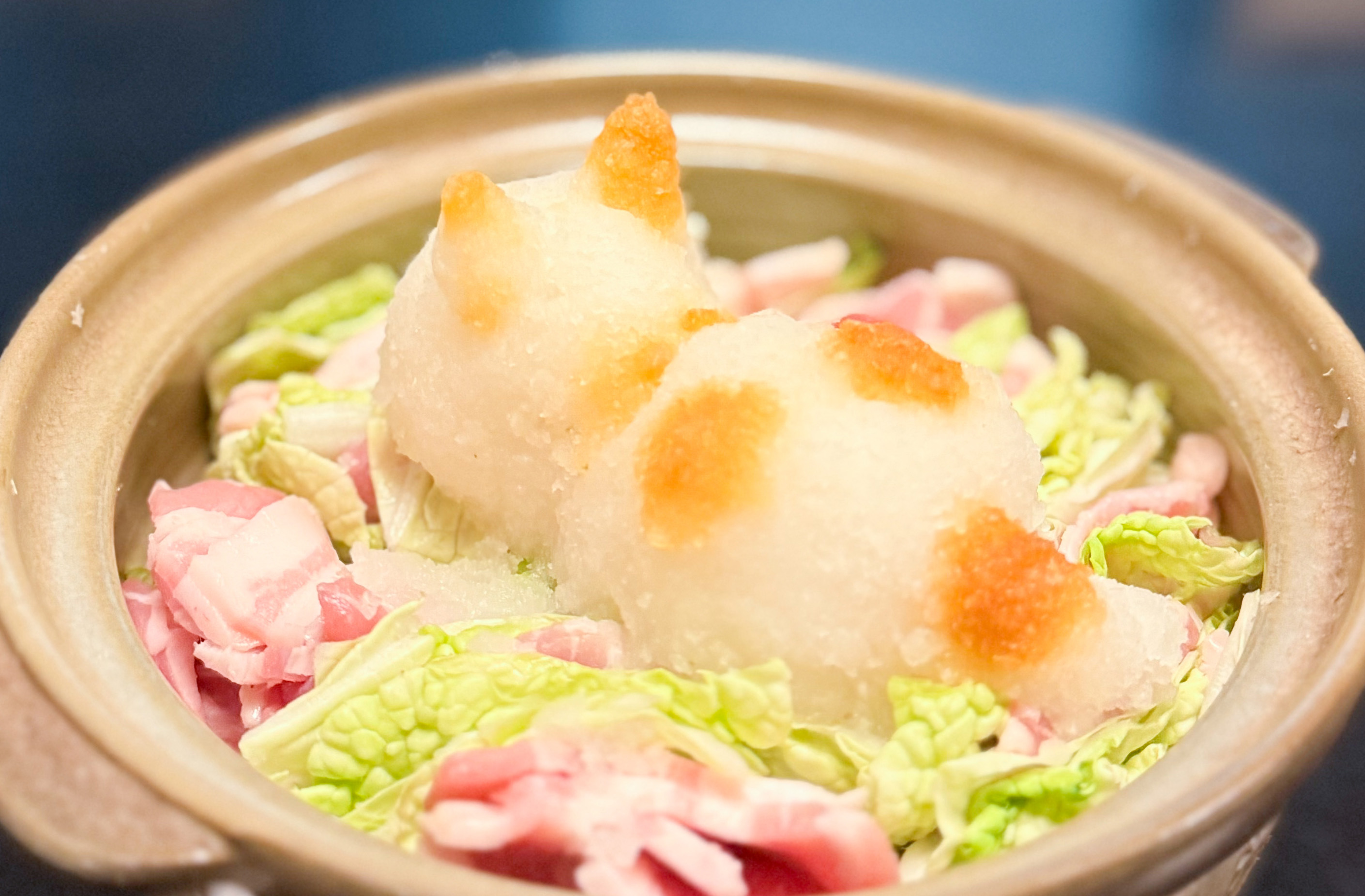 にゃんにゃん子猫のみぞれ鍋