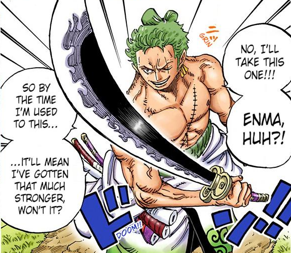 why doesn't zoro have Enma :(