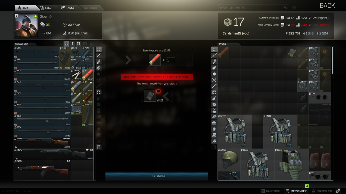 Skier level 2 glitch r/EscapefromTarkov